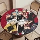 thumbnail image 5 of Soul Eater theme Fitted Round Tablecloths Elastic Edged Table Covers Waterproof Table Cloth For Kitchen Holiday Party Tables Decor 120cm, 5 of 6