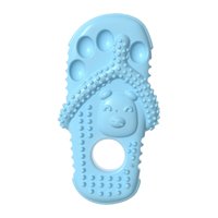 Ioensy - Juguetes Para Masticar Perros, Juguete Interactivo Para Perros Para Jugar A Perros Pequeños, Medianos Y Grandes, Azul