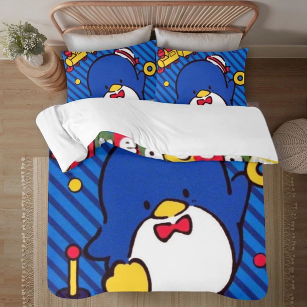 Tuxedosam 3-Piece Bedding Set For Kids Boys Girls Adult Cartoon Warm Cute Fashion Holiday Present Gift Bed Sheets