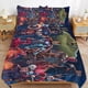 thumbnail image 2 of Spider-Man Team 3 Piece Sets Full/Queen Size - Reversible Microfiber Quilts with 2 Shams Soft Lightweight Bedspread Coverlet Comforter for All Season Bed Sheets, 2 of 5