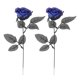 thumbnail image 2 of Rosas Artificiales Con Globos Oculares Fiesta De Disfraces De Halloween Azul, 2 of 5