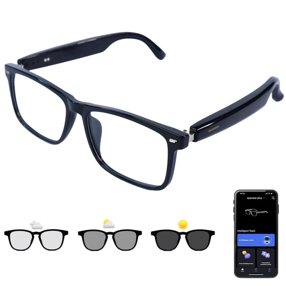 Lentes inteligentes XOOMEER con IA y filtro de luz azul con traducción