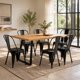 thumbnail image 1 of Comedor New York Mesa 75 x 80 x 150 cm + 6 Sillas Tolix Ind., 1 of 5