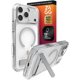 thumbnail image 1 of Funda ZAGG Santa Cruz Snap para iPhone 17 Pro Max Plateada con Soporte, 1 of 9