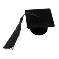 Ioensy - Soporte Para Anillos De Birrete De Graduación, Diseño De Birrete, Embalaje Para Anillos, Color Negro