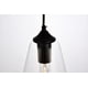 thumbnail image 5 of Lámpara Colgante Elegant Lighting Placido Negra Transparente 36 cm, 5 of 8