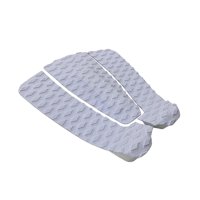 Magideal - 3 Uds Almohadilla De Tracción Para Tabla De Surf Adhesiva De Alta Calidad Almohadillas Traseras Antideslizantes Para Cubierta Alfombrilla De Agarre Pa Blanco