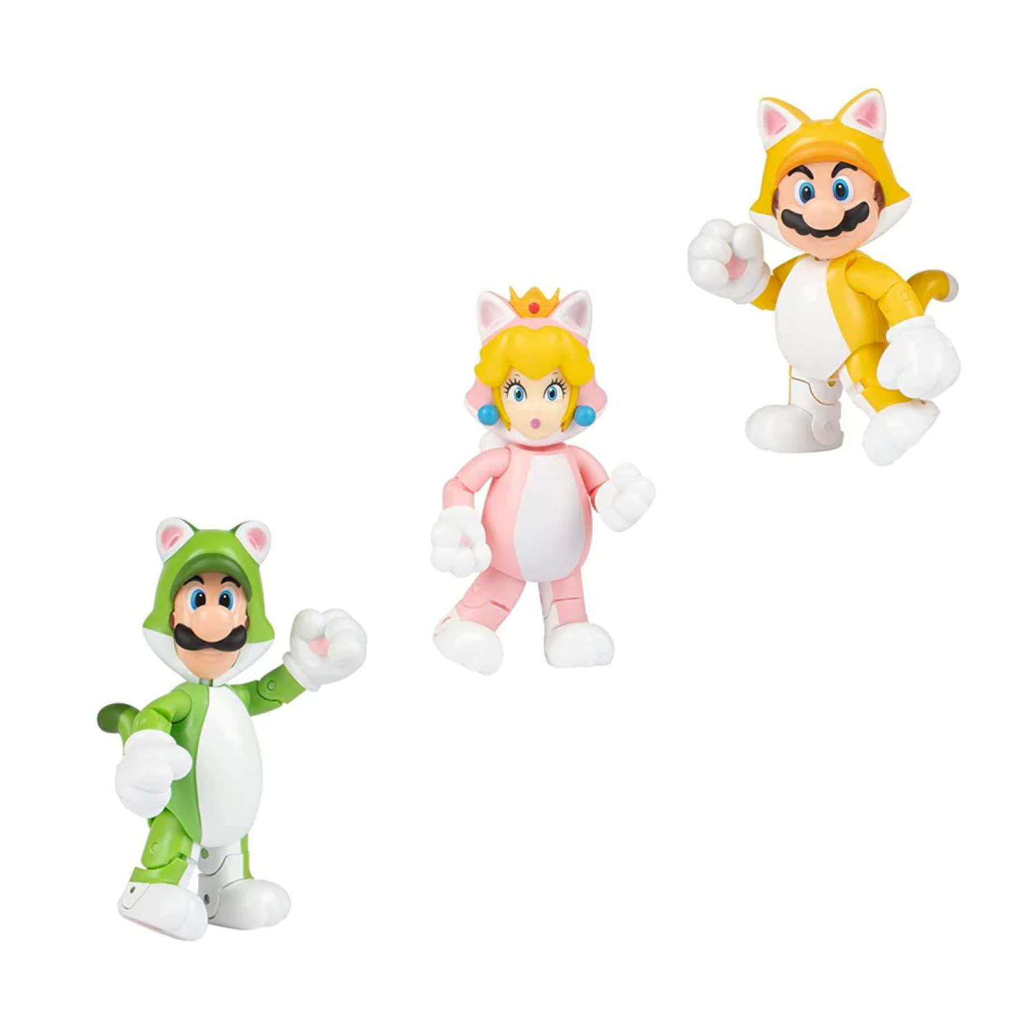 Hasbro - Juguete Pack 3 Figuras De Accion Super Mario World Infantil