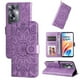 thumbnail image 5 of Funda tipo cartera FOXDOCK para OPPO A79 5G , diseño girasol en relieve, cuero PU, cierre magnético, soporte y tarjetero, 5 of 5