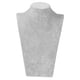 thumbnail image 2 of Soporte De Soporte De Maniquí Para Busto De Exhibición Colgante De Collar De Terciopelo Gris Ancho 235 X Alto 390 Mm, 2 of 5