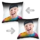 thumbnail image 2 of Inenarrable Fundas de almohada de terciopelo con tema, regalos de funda de almohada, decoración para el hogar, cojín de lanzar, regalo de cumpleaños para fans y parejas. 60cm x 60cm., 2 of 6