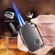 thumbnail image 2 of Encendedor de butano Yeuligo Double Torch Jet, resistente al viento, negro, 2 of 6