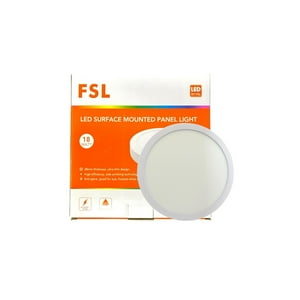 Fsl - Panel Sobrepuesto Luz Cálida Redondo 18W