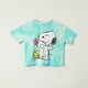 thumbnail image 1 of Polera Manga Corta Niña Woodst Turquesa Snoopy, 1 of 4