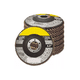 thumbnail image 2 of 10 discos lija traslapado flap madera 115mm 13600 RPM granos, color gris, 2 of 3