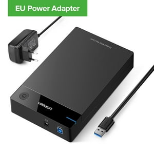 Ugreen - Cofre Para Disco Duro 3.0 3.5/25Inch Usb-B 3.0 / Usb-A 16Tb Max Negro Us222