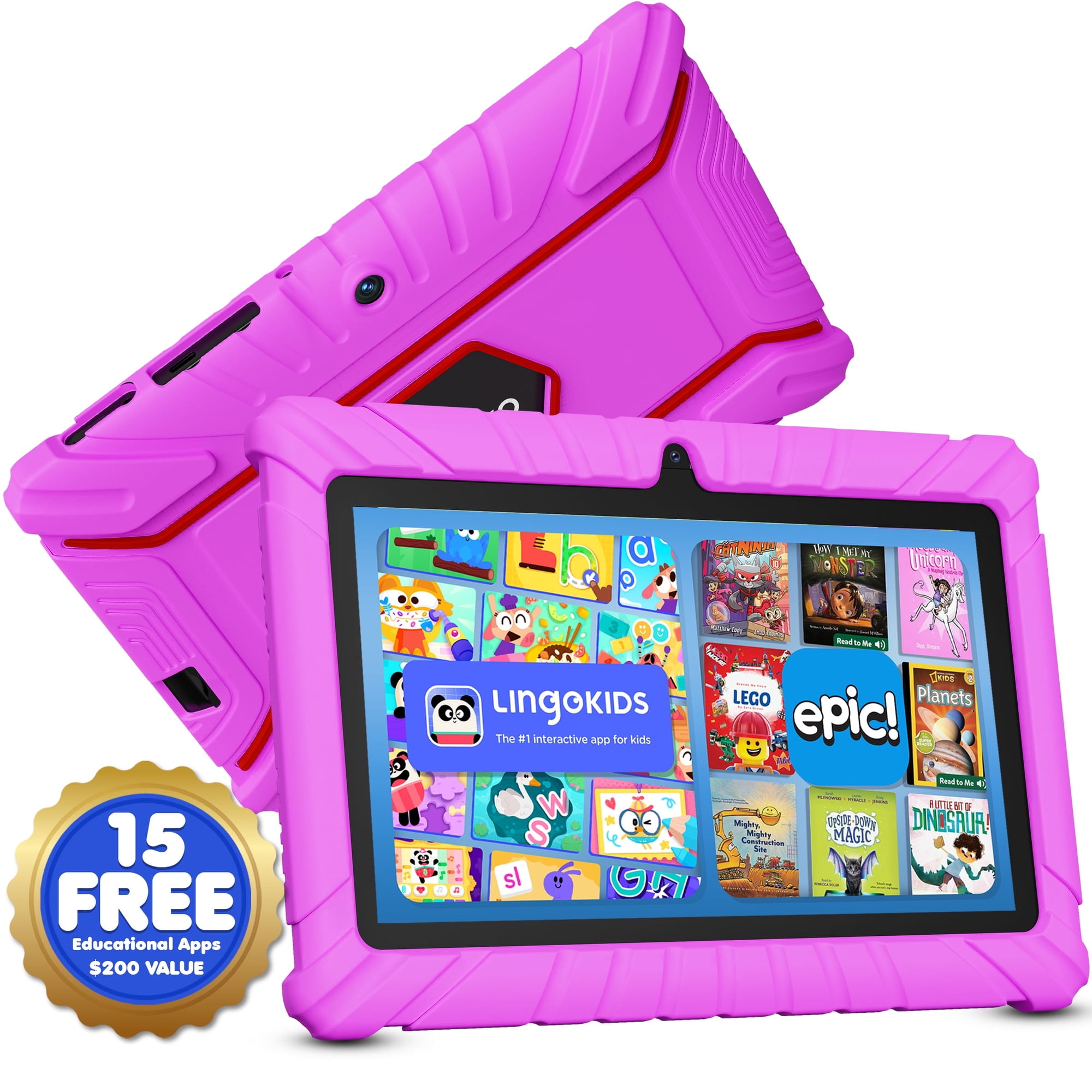 Tableta Contixo Epic Y Lingokids 32 Gb Rosa
