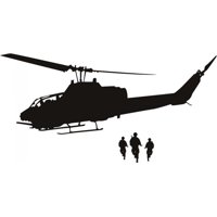 Rienda Libre Graphics - Decomural Army Helicopter Soldiers Ws-17852