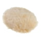 thumbnail image 3 of Alfombra Peluda Redonda De Lana Falsa Para Decoración Del Hogar, Color Beige Claro, 3 of 5