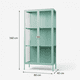 thumbnail image 2 of Mueble vitrina alto 2 puertas 3 niveles linea mint - SC-DC-H005, 2 of 6