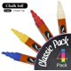 thumbnail image 2 of Marcadores de tiza Chalk Ink punta de cincel reversible de 6 mm, surtido, 2 of 8