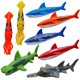 thumbnail image 1 of Set de juguetes de buceo en piscina Haktoys Underwater Torpedo para niños x8, 1 of 6