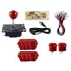 thumbnail image 5 of Kit De Bricolaje Para Juegos De Arcade De 1 Jugador, Piezas De Repuesto Con Botones A Presión De 24 Y 30 Libras, Color Rojo, 5 of 5