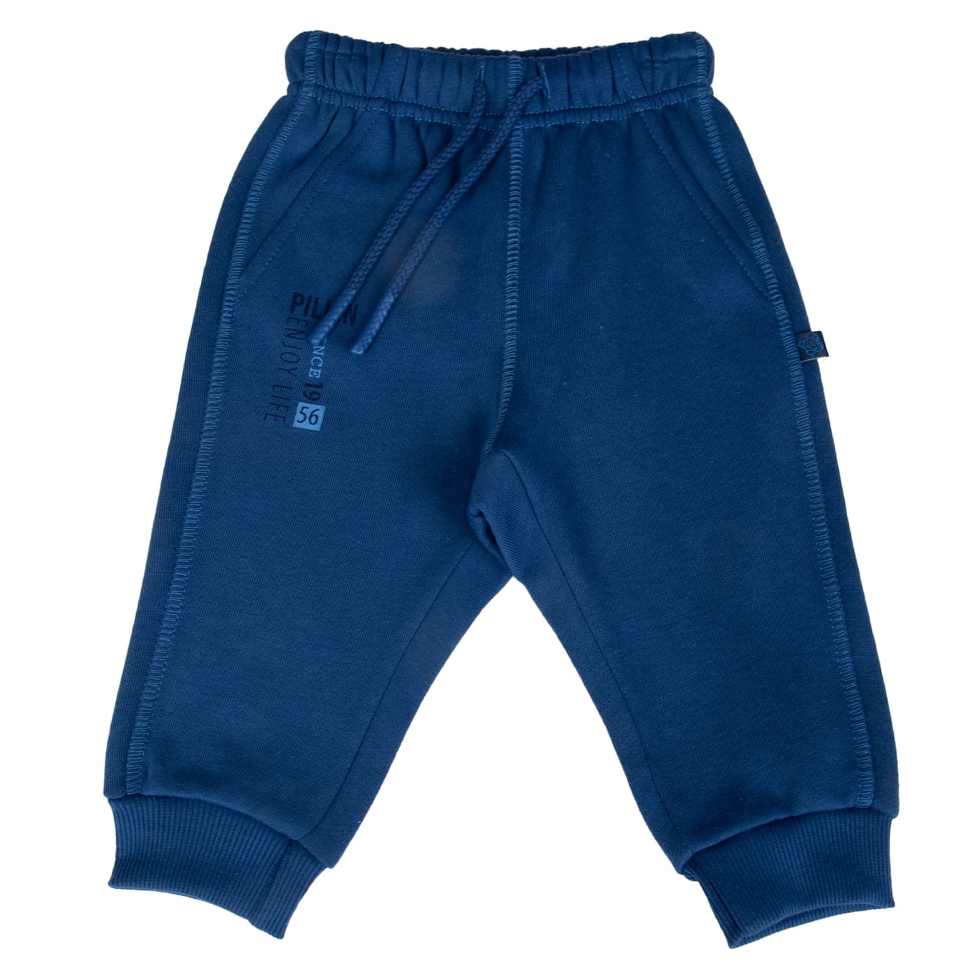 Pantalón Buzo Bebé Niño Azul Pillin