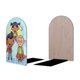 thumbnail image 2 of Xavier Riddle y el Museo Secreto Sujetalibros decorativos temáticos, tope para estantería con base antideslizante, uso dual para hogar y oficina - 2 piezas, 2 of 6