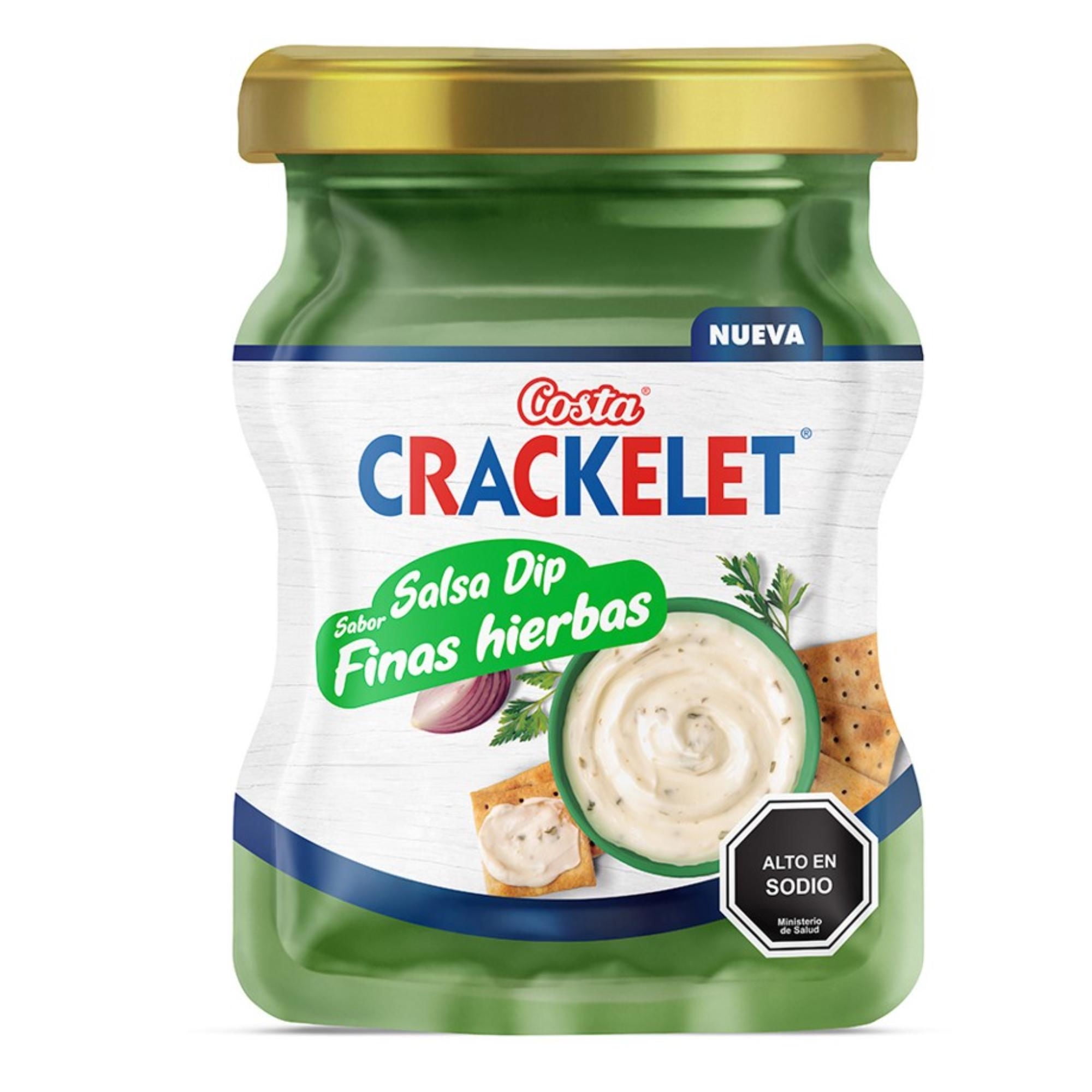 Salsa Dip Finas Hierbas 110 g Crackelet