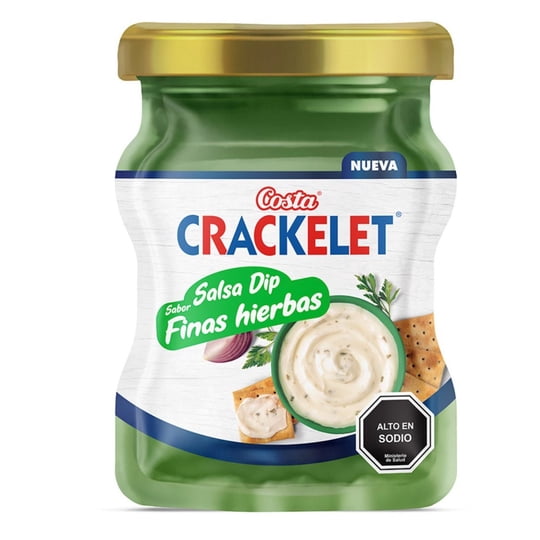 Salsa Dip Finas Hierbas 110 g Crackelet