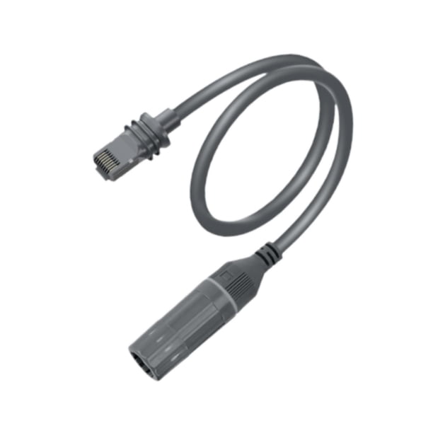 Extensión de cable satelital rectangular 8p8c Cable de extensión de Internet 1200Mbps reparación Ethernet extender adaptador Cable Ethernet Cable 50 cm IP67