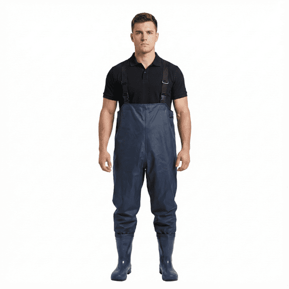 Traje De Pesca Wader Impermeable Con Botas Antideslizante