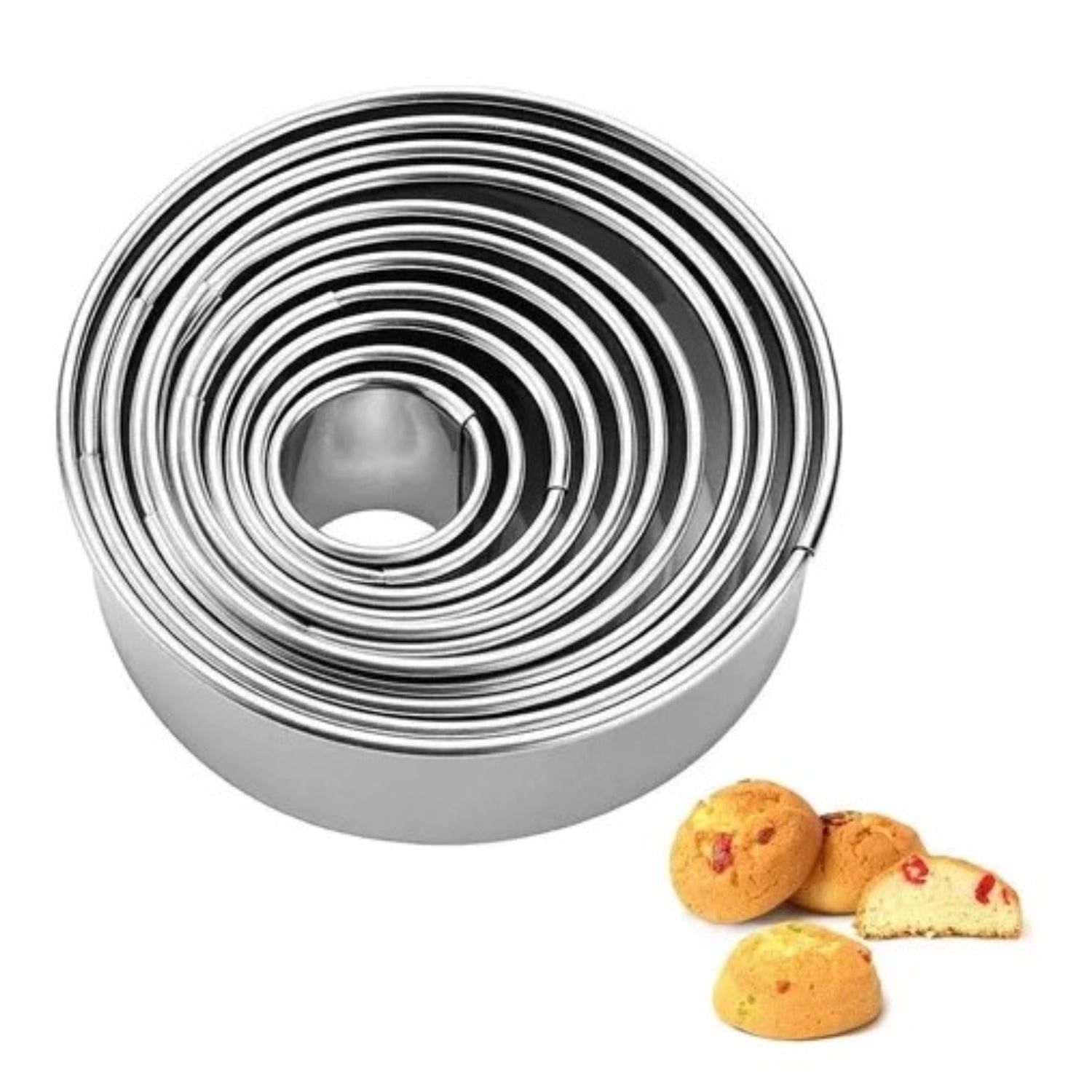 Citohome - 14 Moldes Galletas Circulo Molde De Galleta Cortador
