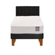 thumbnail image 2 of Cama Europea 1,5 Plaza Luna + Respaldo Tubular + Patas Plastico Color Caoba, 2 of 7