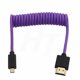 thumbnail image 1 of Cable Micro HDMI a HDMI 8K 60Hz trenzado HangTon 30-60 cm, 1 of 3