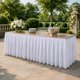 thumbnail image 5 of Falda de Mesa Surmente 4,3 m Blanca - Pack de 2, 5 of 6