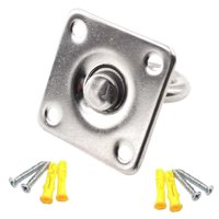 Magideal - Kit Colgante De Ganchos Para Hamaca, Soporte De Suspensión De Anclaje De Acero Inoxidable 304 Duradero Con Colgador De Tornillo, Para Columpio, Silla