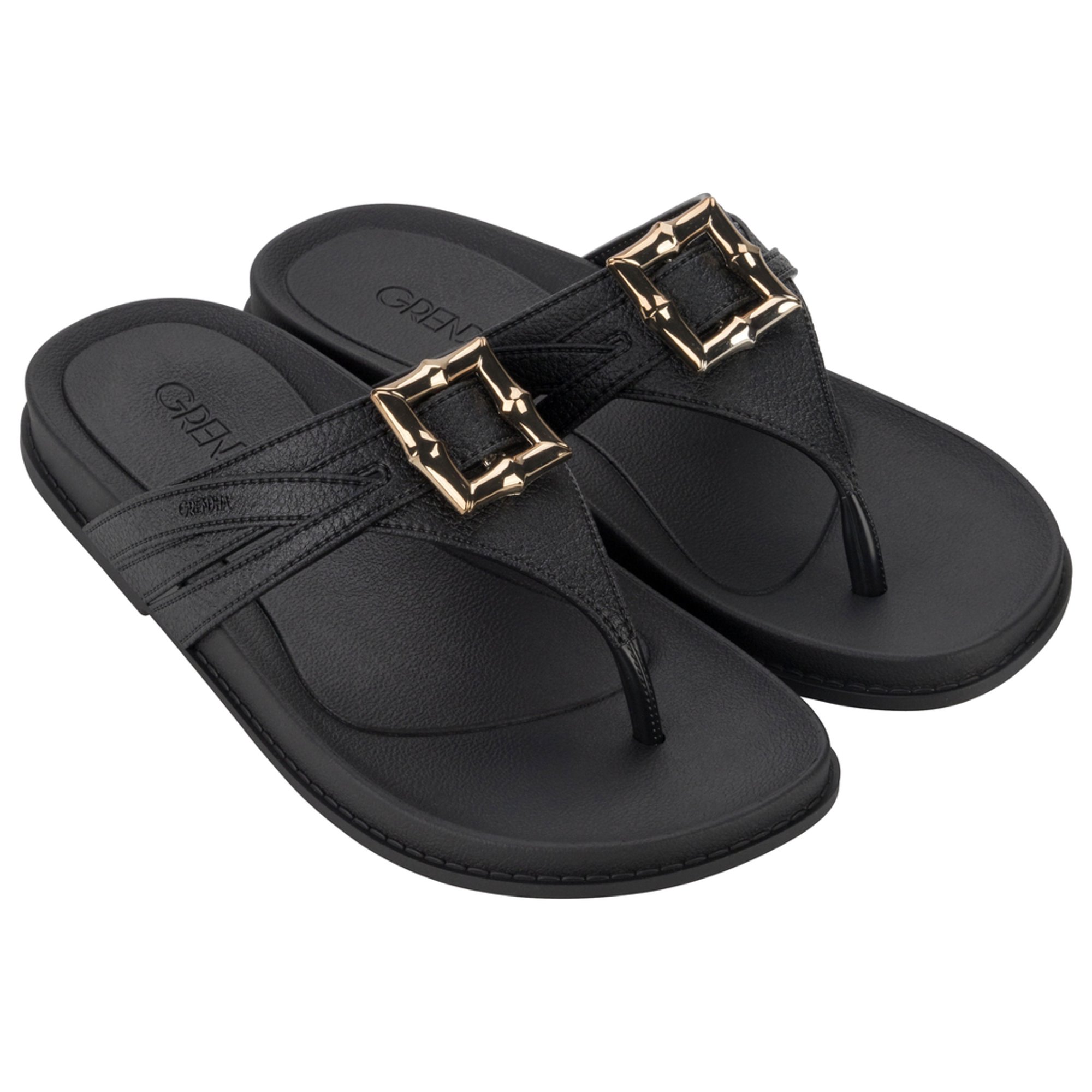 Sandalia Mujer Negro Abracar Grendha