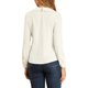 thumbnail image 3 of INSPIRE CHIC Blusa de Mujer con Cuello Peter Pan, Abertura en la Espalda con Botón Decorativo, Manga Larga, Talla S, Blanca, 3 of 8