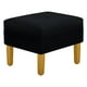 thumbnail image 2 of Pouf Sky 1c Felpa 01 Negro, 2 of 3