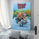thumbnail image 3 of La Hora de Timmy Cuadro decorativo colgante - Arte de pared - Póster enmarcado - Decoración de pared - Regalos para familia, amigos y aficionados 20*30 cm, 3 of 6