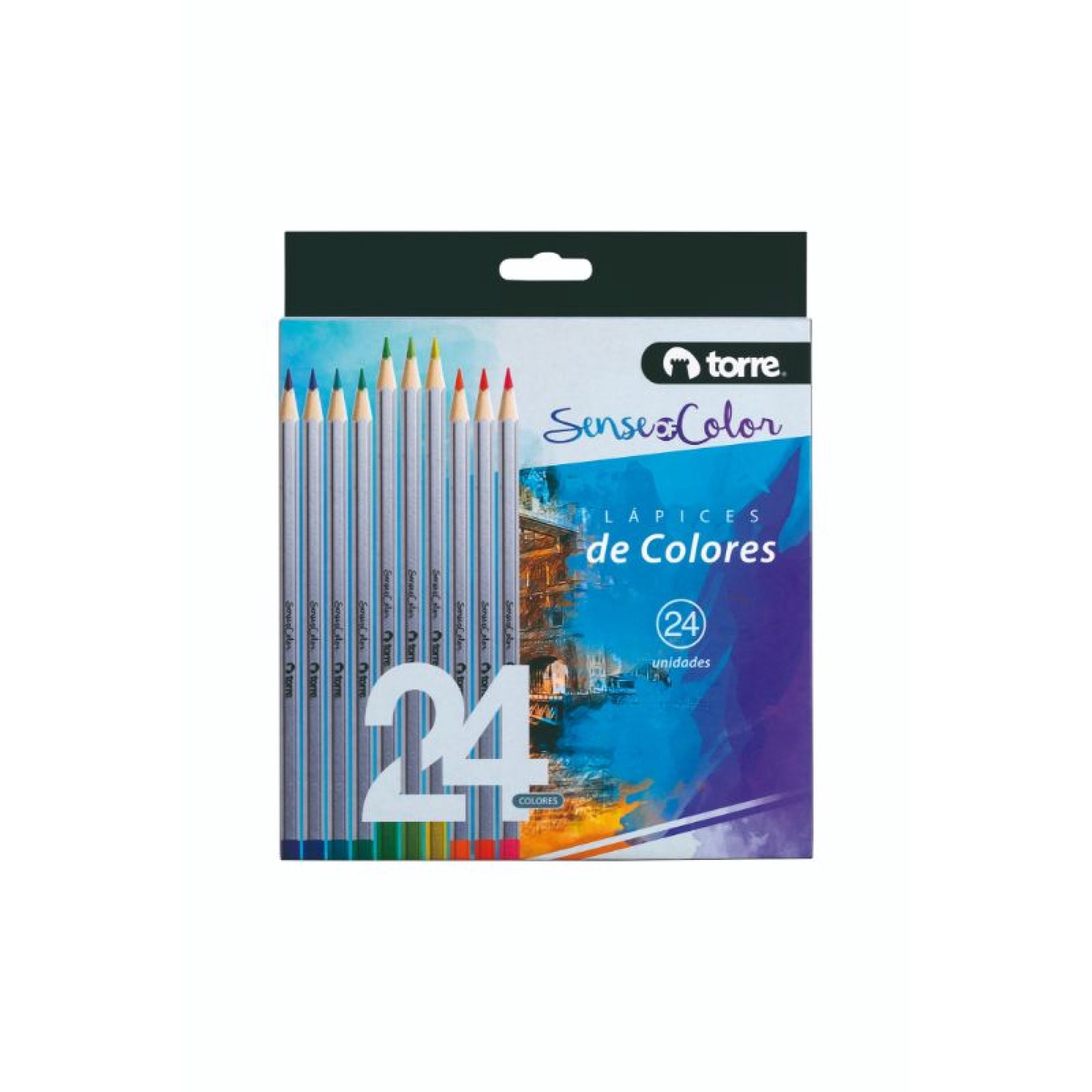 Lápices De Colores, 24 Un Torre