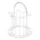 thumbnail image 1 of Organizador de Vasos y tazas cocina acero Inoxidable, 1 of 4