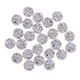 thumbnail image 4 of 24 piezas de 12 mm flatback rsesin rhinestone diy artesanía para todas las decoraciones de plata, 4 of 5