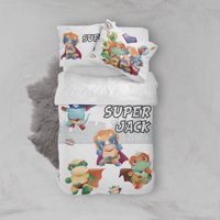 Milsleep - Juego De Cama Superhéroe Dinosaurio