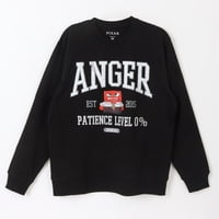 Polerón Cerrado Adulto Negro Ira Intensamente Pixar Disney