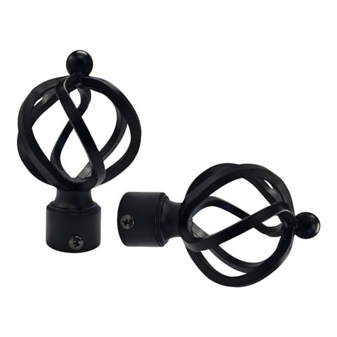 Metalhsa - Pack 2 Unidades Terminal Bola Alambre Negro 28 Mm