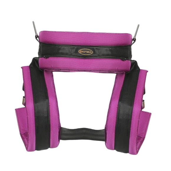 Nylon Bungee Trampoline Arnés Cinturón De Seguridad Protegido Para Niños Púrpura L