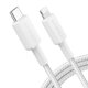 thumbnail image 1 of Cable USB-C a Lightning Anker Carga Rápida 60W 3m Blanco, 1 of 5
